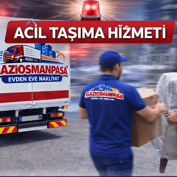 Acil taşınmalarda profesyonel nakliye.